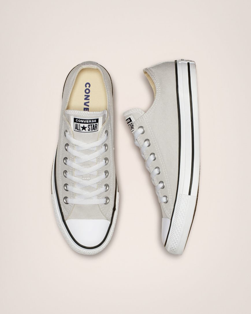 Tenis Converse Chuck Taylor All Star Classicos Cano Baixo Feminino Luz Cinzentas | PT H0P95T4